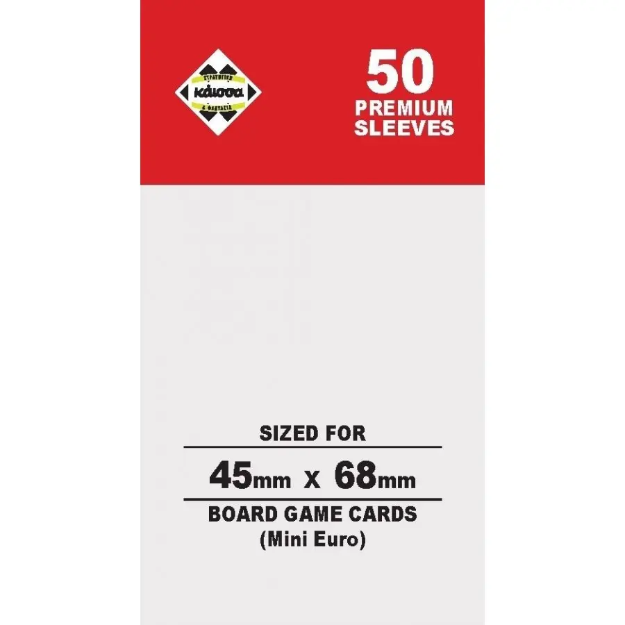 Board Game Premium Sleeves 45x68mm (Mini Euro) thumbnail