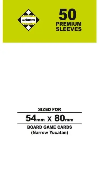 Board Game Premium Sleeves 54x80mm 50ct (Narrow Yucatan) thumbnail