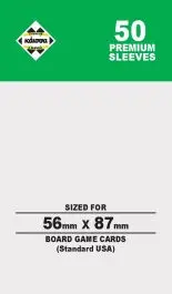 Board Game Premium Sleeves 56x87mm (Standard USA) thumbnail