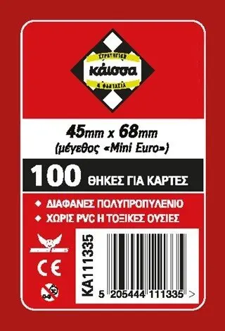 Board Game Sleeves 45x68mm (Mini Euro) thumbnail