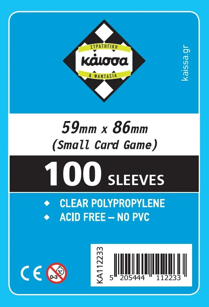 Board Game Sleeves 59x86mm (Small Card Game) thumbnail