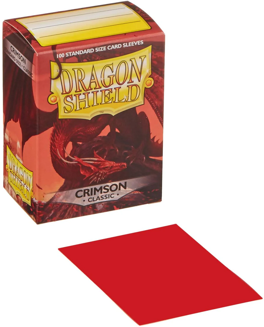 Dragon Shield Classic Crimson Sleeves 100ct (Standard Size) thumbnail