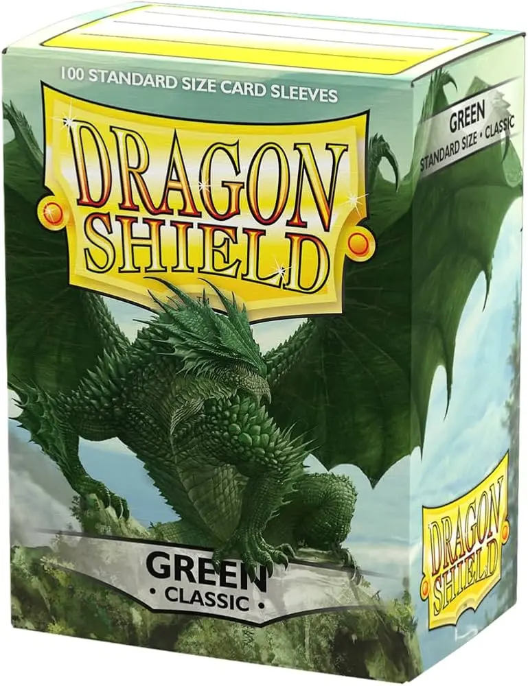 Dragon Shield Classic Green Sleeves 100ct (Standard Size) thumbnail
