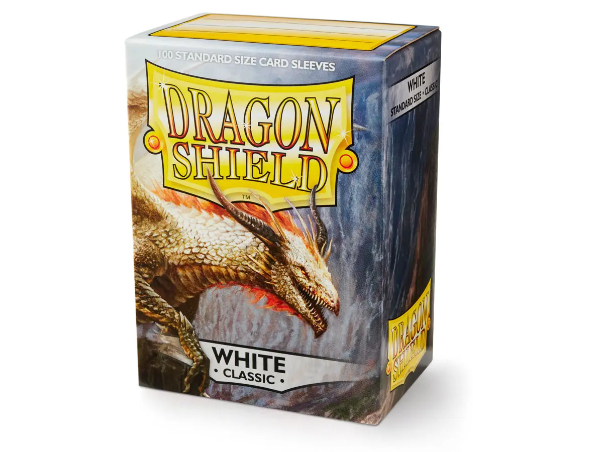 Dragon Shield Classic White Sleeves 100ct (Standard Size) thumbnail