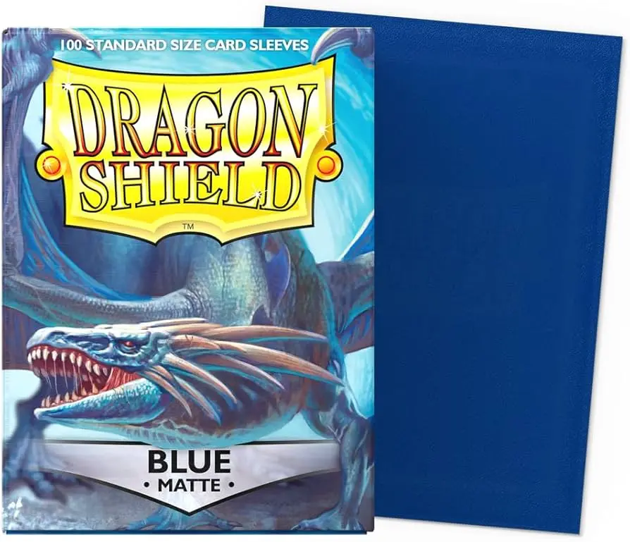 Dragon Shield Matte Blue Sleeves 100ct (Standard Size) thumbnail