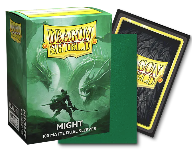 Dragon Shield Matte Dual Might Sleeves 100ct (Standard Size) thumbnail