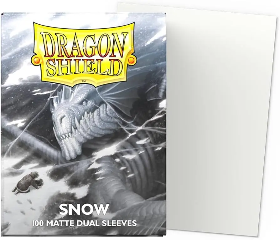 Dragon Shield Matte Dual Snow Sleeves 100ct (Standard Size) thumbnail