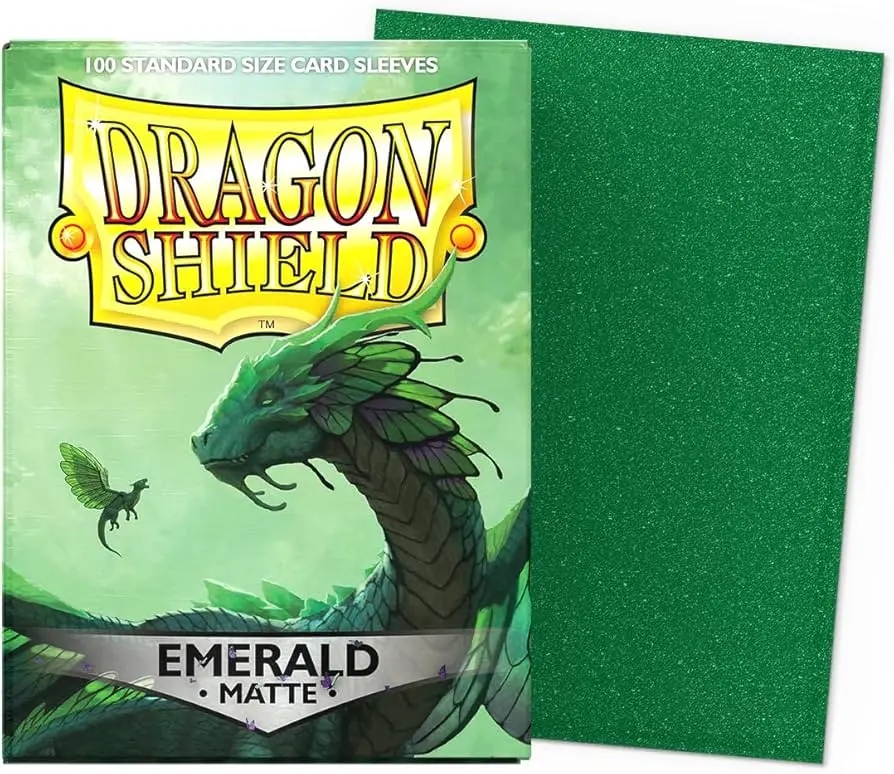 Dragon Shield Matte Emerald Sleeves 100ct (Standard Size) thumbnail