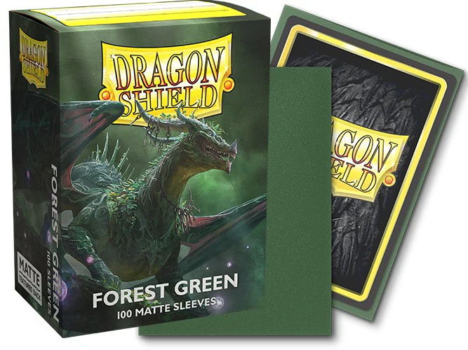 Dragon Shield Matte Forest Green Sleeves 100ct (Standard Size) thumbnail