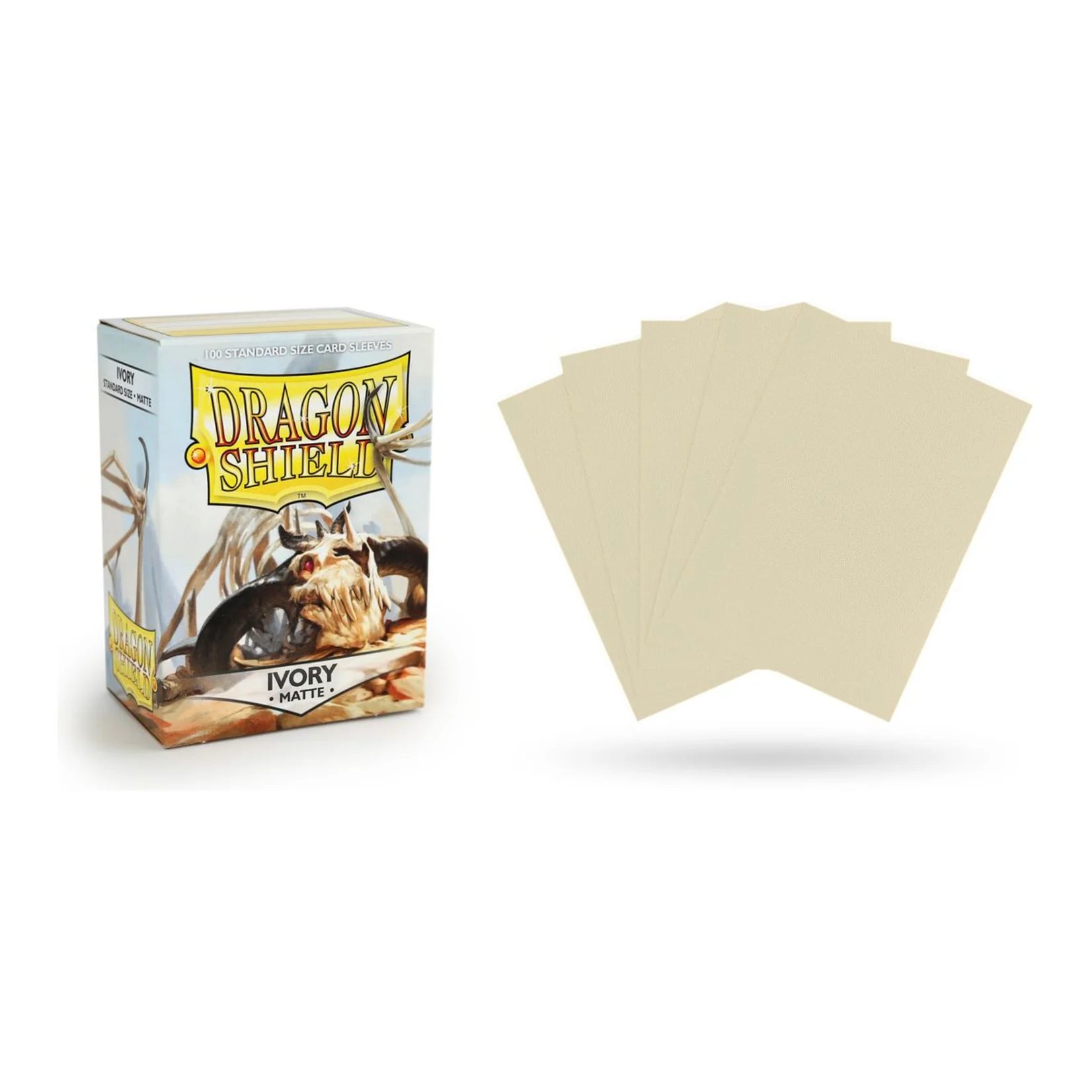 Dragon Shield Matte Ivory Sleeves 100ct (Standard Size) thumbnail
