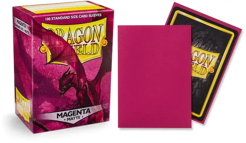 Dragon Shield Matte Magenta Sleeves 100ct (Standard Size) thumbnail