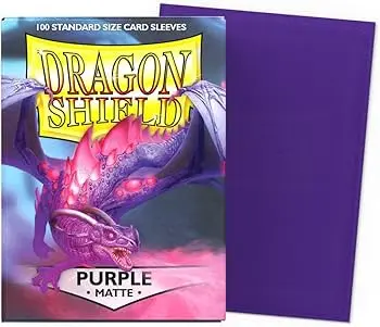 Dragon Shield Matte Purple Sleeves 100ct (Standard Size) thumbnail