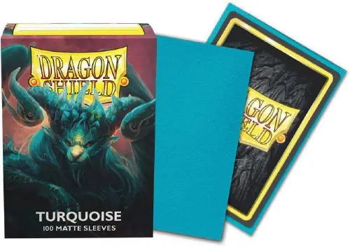 Dragon Shield Matte Turquoise Sleeves 100ct (Standard Size) thumbnail