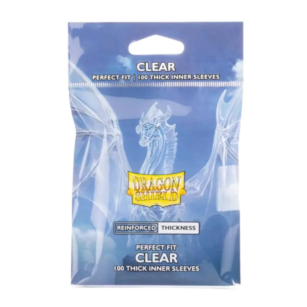 Dragon Shield Sleeves Standard Size – Clear Perfect Fit Thick (100ct) thumbnail