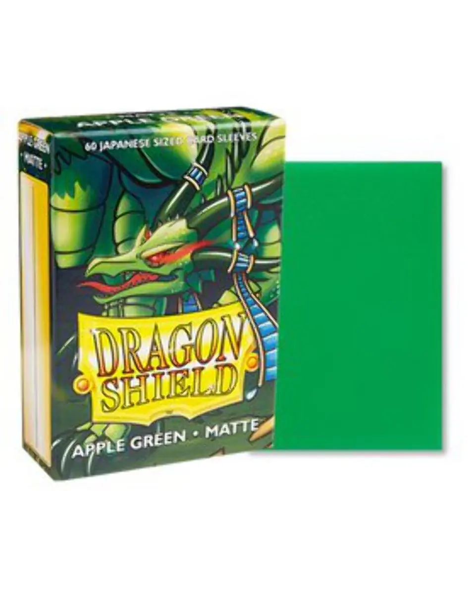 Dragon Shield Small Matte Apple Green Sleeves 60ct (Japanese Size) thumbnail