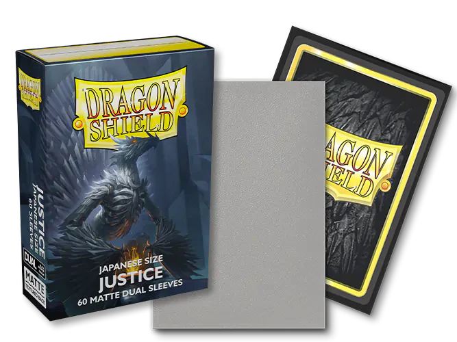 Dragon Shield Small Matte Dual Justice Sleeves 60ct (Japanese Size) thumbnail