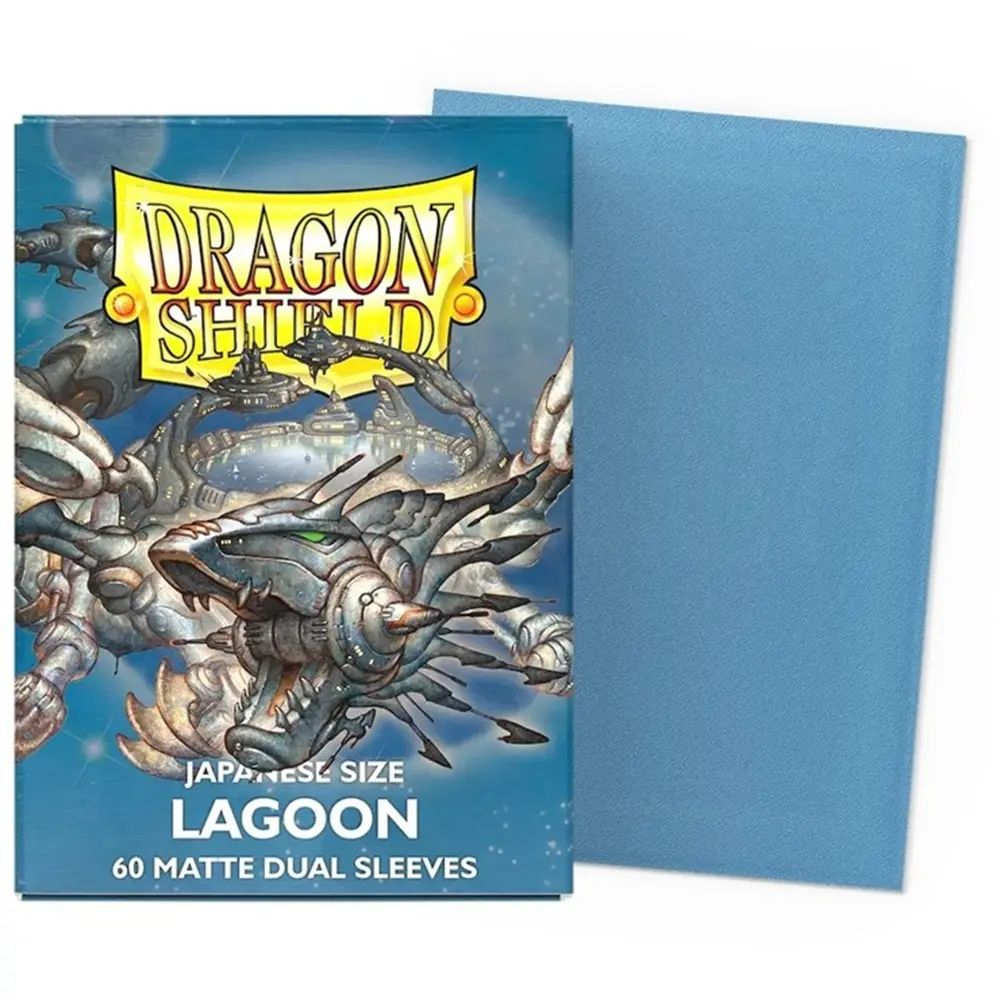 Dragon Shield Small Matte Dual Lagoon Sleeves 60ct (Japanese Size) thumbnail