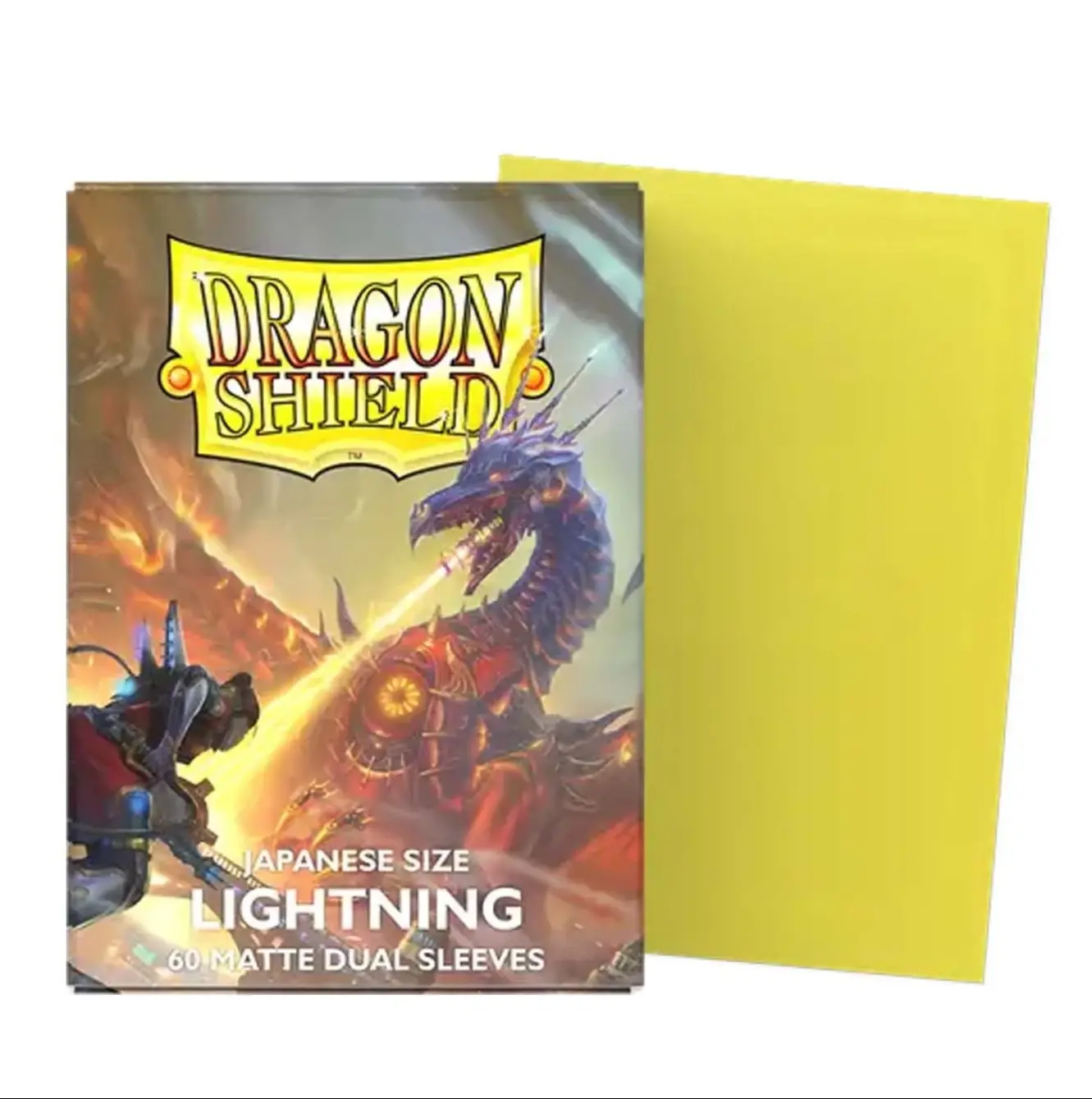 Dragon Shield Small Matte Dual Lightning Sleeves 60ct (Japanese Size) thumbnail
