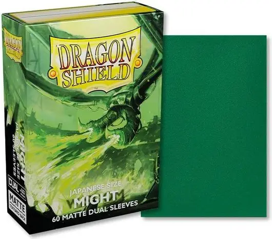 Dragon Shield Small Matte Dual Might Sleeves 60ct (Japanese Size) thumbnail