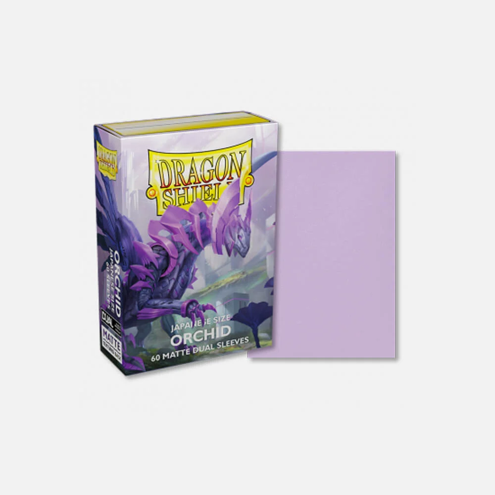 Dragon Shield Small Matte Dual Orchid Sleeves 60ct (Japanese Size) thumbnail