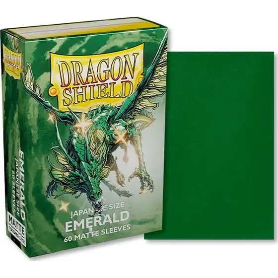Dragon Shield Small Matte Emerald Sleeves 60ct (Japanese Size) thumbnail