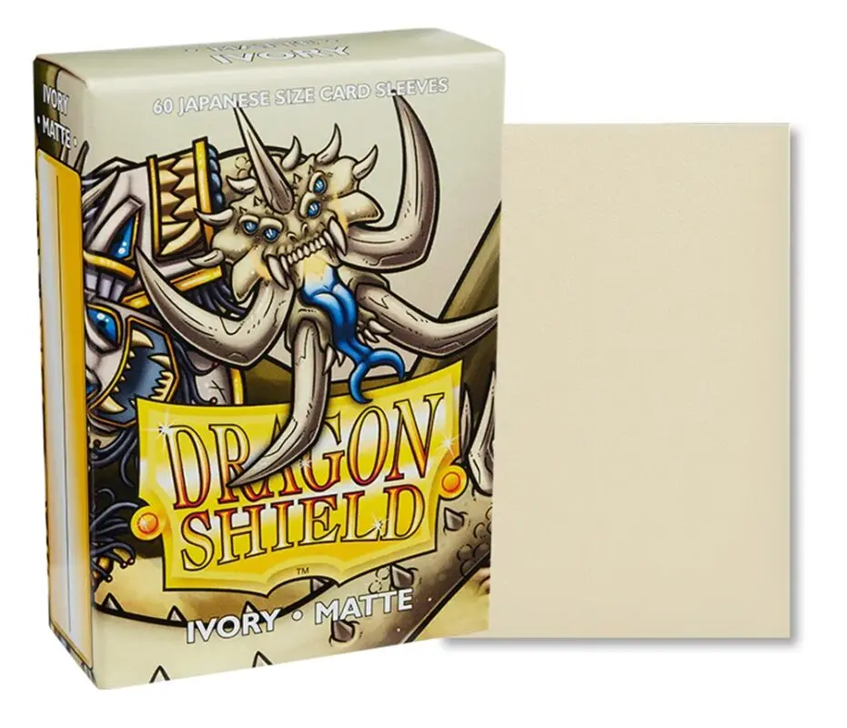 Dragon Shield Small Matte Ivory Sleeves 60ct (Japanese Size) thumbnail