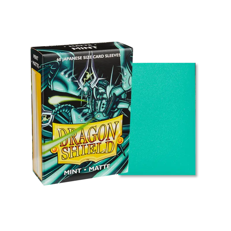 Dragon Shield Small Matte Mint Sleeves 60ct (Japanese Size) thumbnail