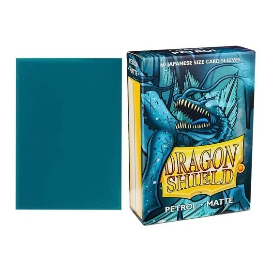 Dragon Shield Small Matte Petrol Sleeves 60ct (Japanese Size) thumbnail