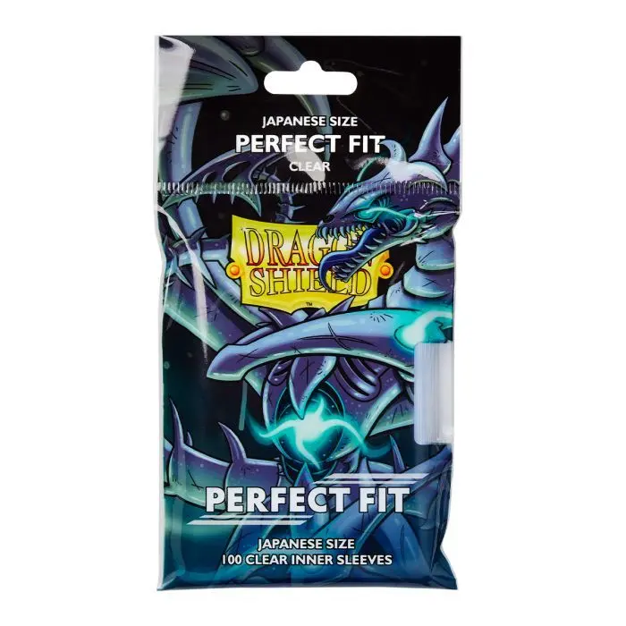 Dragon Shield Small Size Perfect Fit Clear Sleeves 100ct (Japanese Size) thumbnail