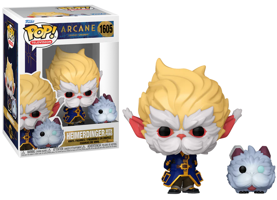 Funko POP! Arcane – Heimerdinger with Poro #1605 thumbnail