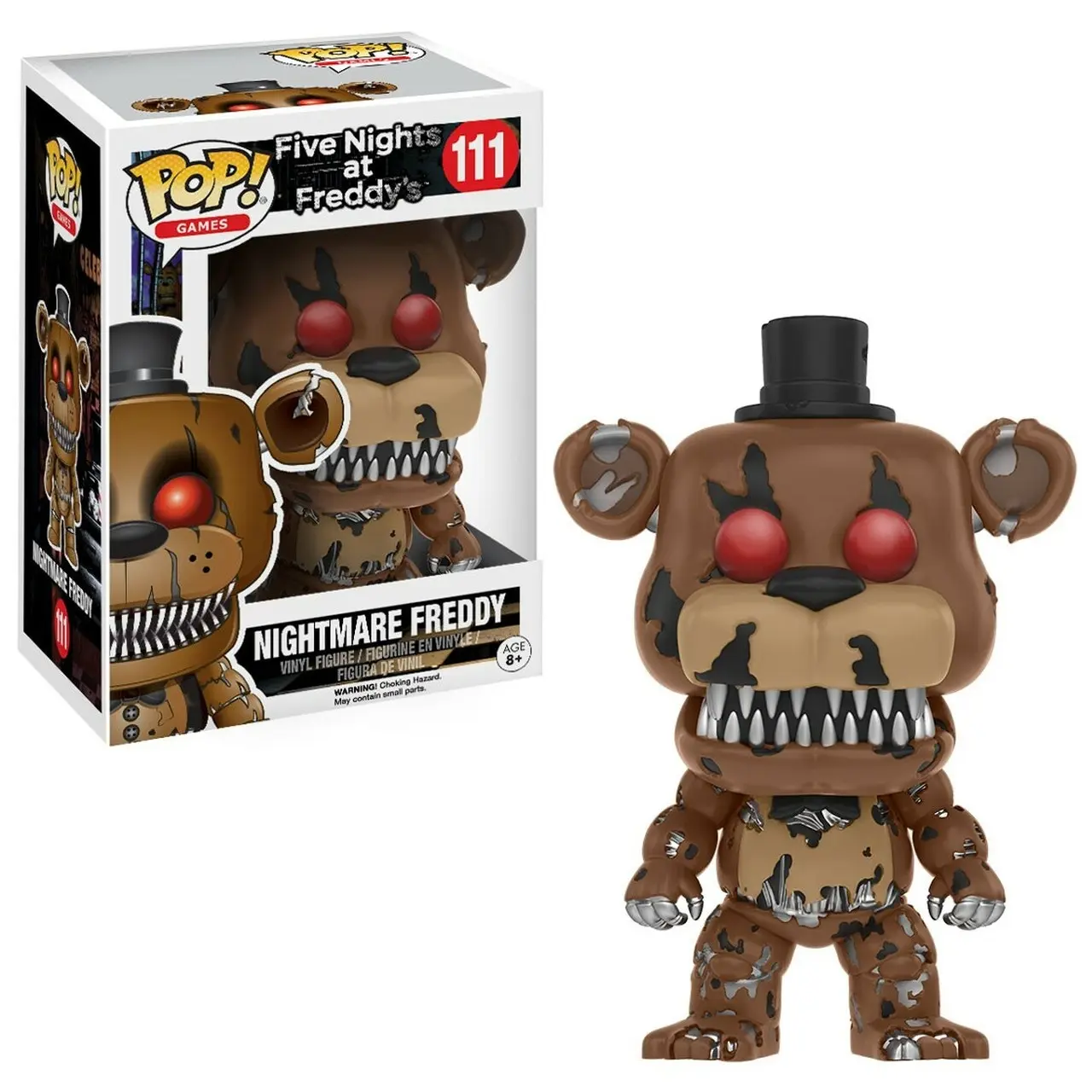 Funko POP! Five Nights at Freddy’s – Nightmare Freddy #111 thumbnail