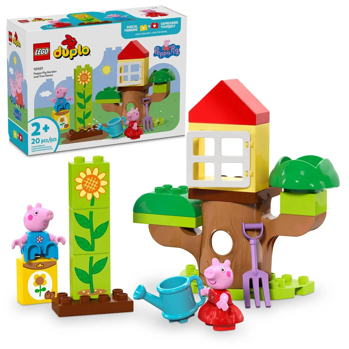 LEGO Duplo Peppa Pig Garden & Tree House (10431) thumbnail