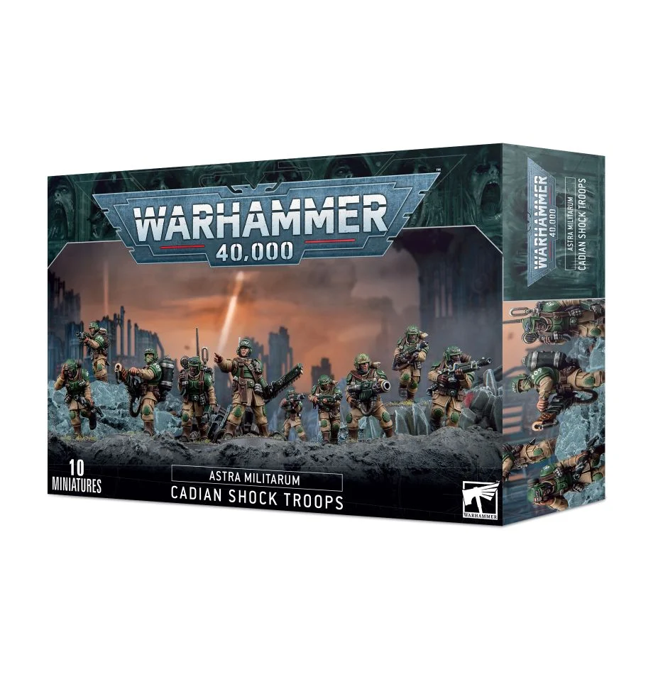 Warhammer 40000 – Astra Militarum: Cadian Shock Troops thumbnail