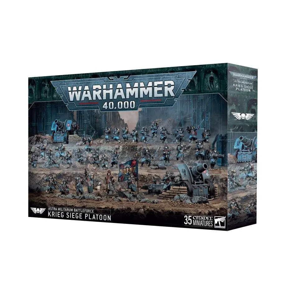 Warhammer 40000 Battleforce – Astra Militarum: Krieg Siege platoon thumbnail