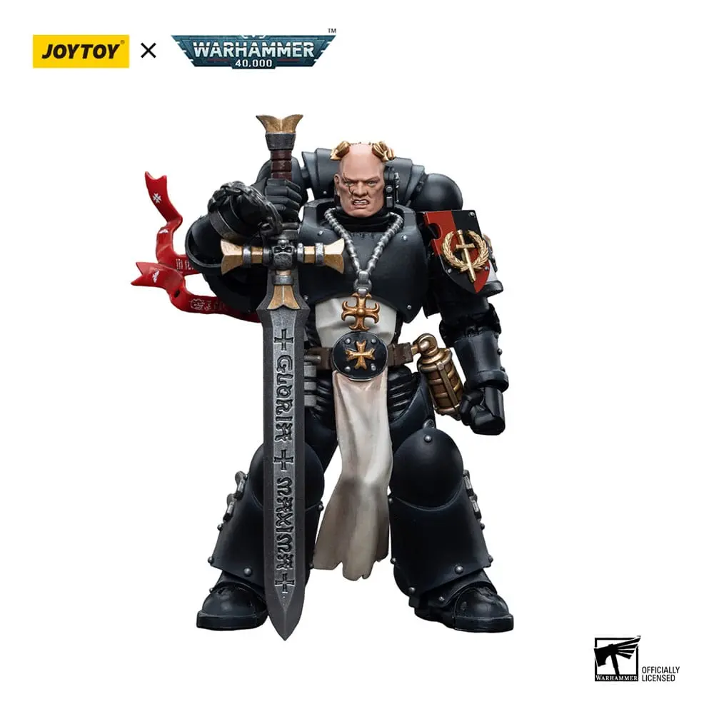 Warhammer 40k Action Figure 1/18 Black Templars Emperor’s Champion Bayard’s Revenge 12 cm thumbnail