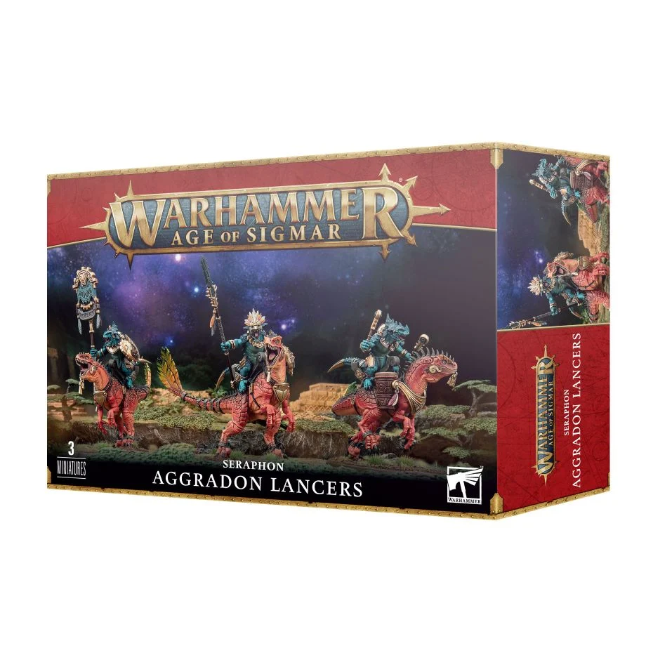 Warhammer Age of SIgmar – Seraphon: Aggradon Lancers thumbnail