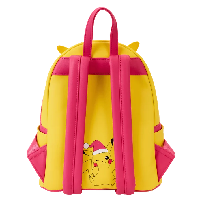 Γυναικεία Τσάντα Πλάτης Mini Loungefly Pokemon - Holiday Pikachu (Light-up)