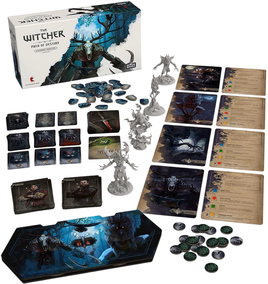 Επιτραπέζιο Παιχνίδι The Witcher: Path of Destiny - Legendary Monsters (Επέκταση)