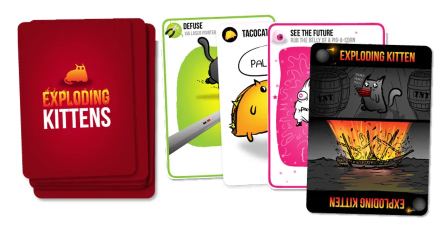 Επιτραπέζιο Παιχνίδι Exploding Kittens (Αγγλική Έκδοση)