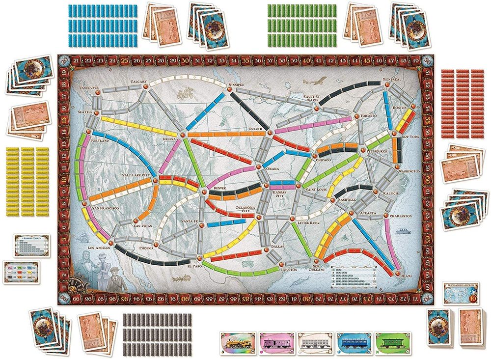 Επιτραπέζιο Παιχνίδι Ticket To Ride (Αγγλική Έκδοση)