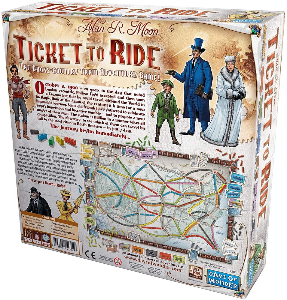 Επιτραπέζιο Παιχνίδι Ticket To Ride (Αγγλική Έκδοση)