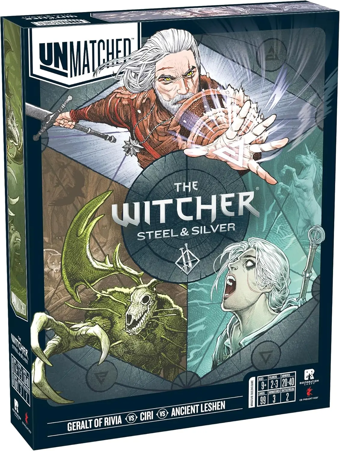 Επιτραπέζιο Παιχνίδι Unmatched The Witcher: Steel & Silver