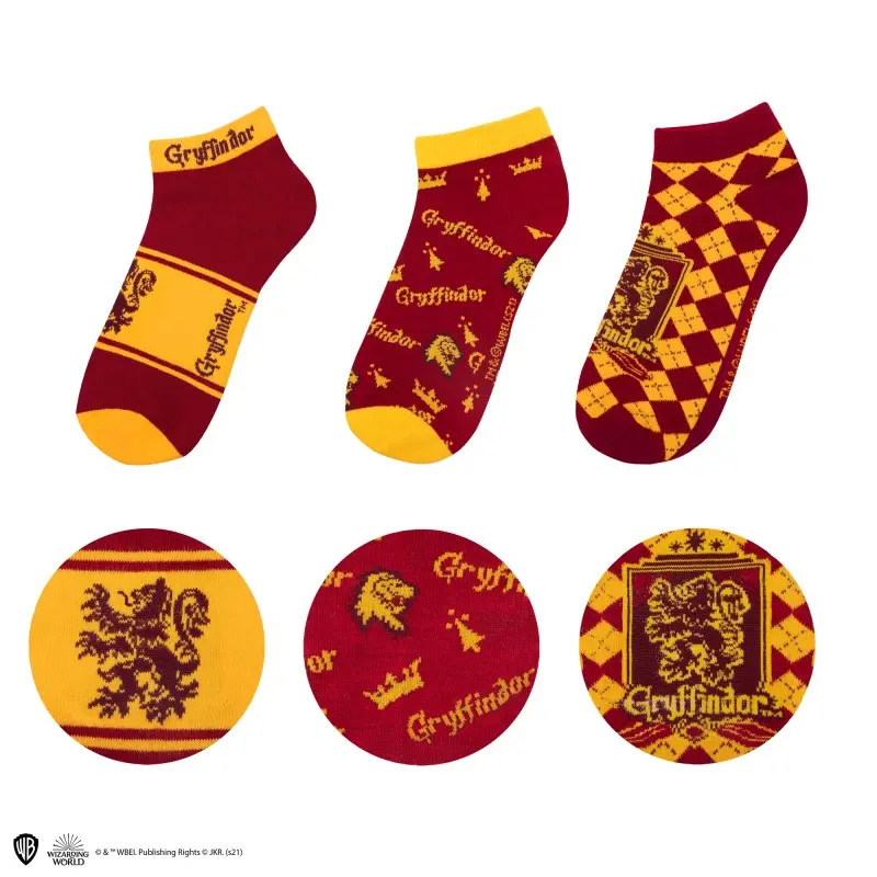 Σετ 3 Κάλτσες Harry Potter – Gryffindor thumbnail