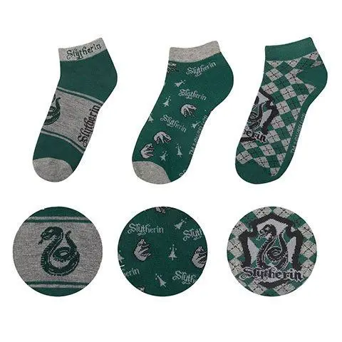 Σετ 3 Κάλτσες Harry Potter – Slytherin thumbnail