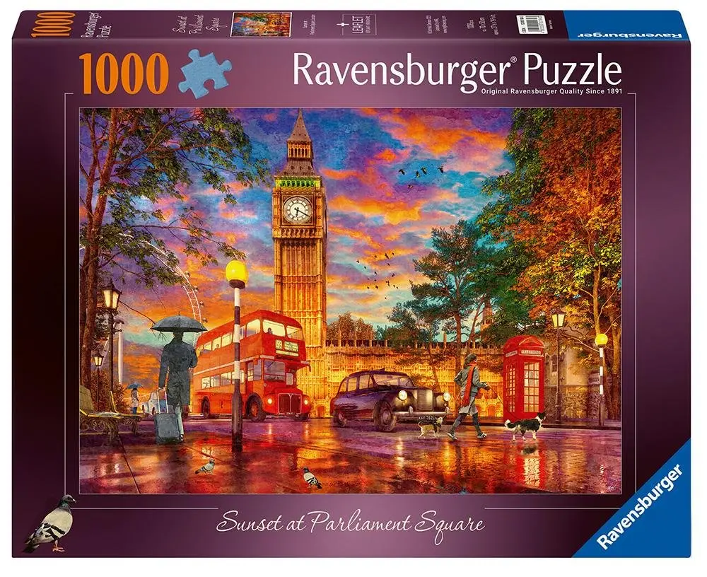 Παζλ 1000 κομμάτια - Sunset at Parliament Square, London