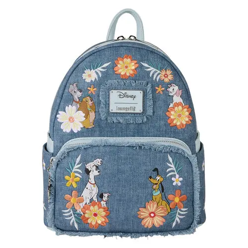 Τσάντα Πλάτης Loungefly Disney: Dogs & Cats Faux Denim Mini Backpack thumbnail