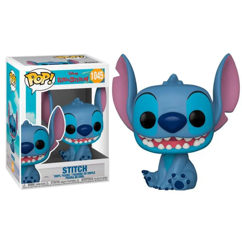 Φιγούρα Funko POP! Disney: Lilo and Stitch – Stitch (Smiling Seated) #1045 thumbnail