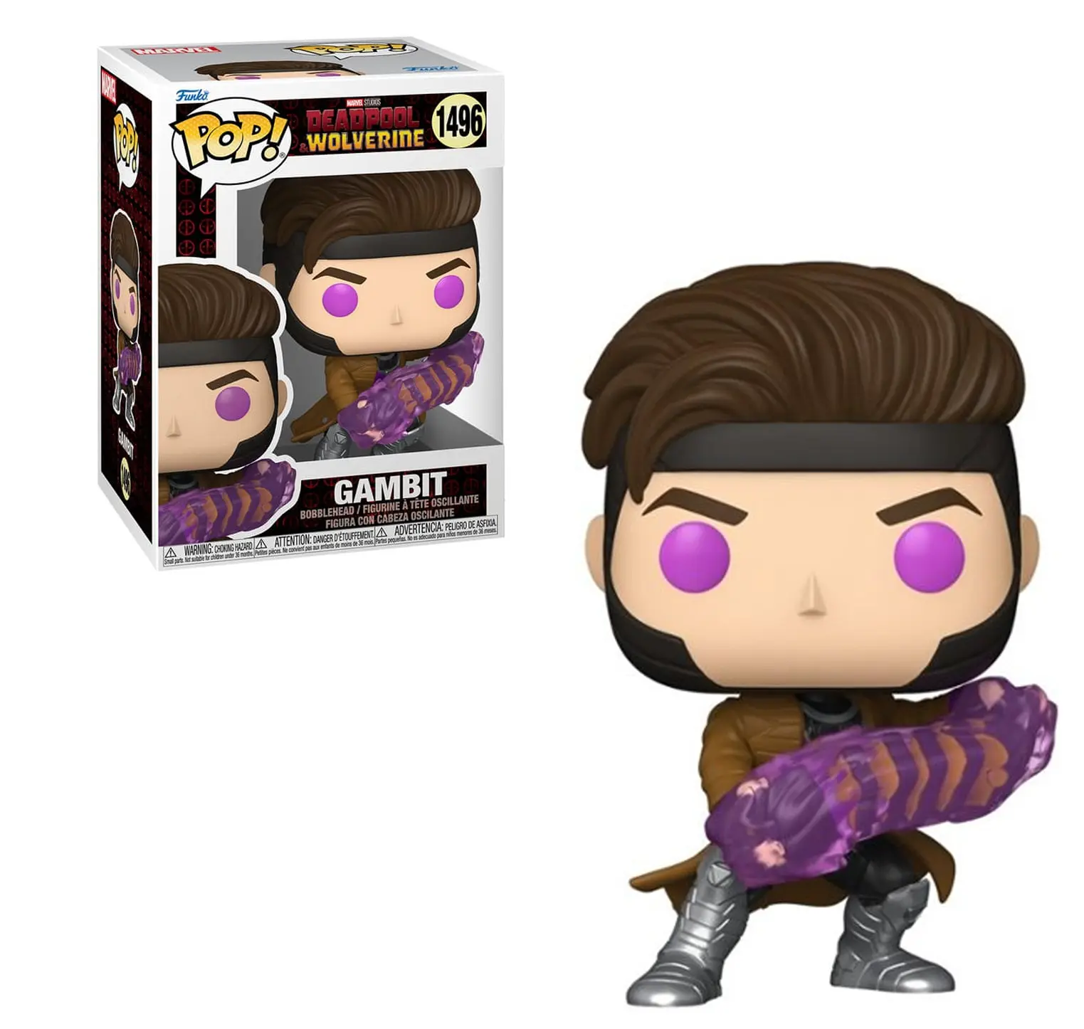 Φιγούρα Funko POP! Marvel: Deadpool & Wolverin – Gambit #1496 Bobble-Head thumbnail