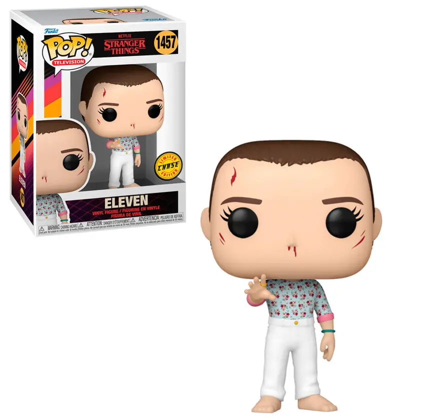 Φιγούρα Funko POP! Stranger Things – Eleven (Floral Shirt) #1457 (CHASE) thumbnail