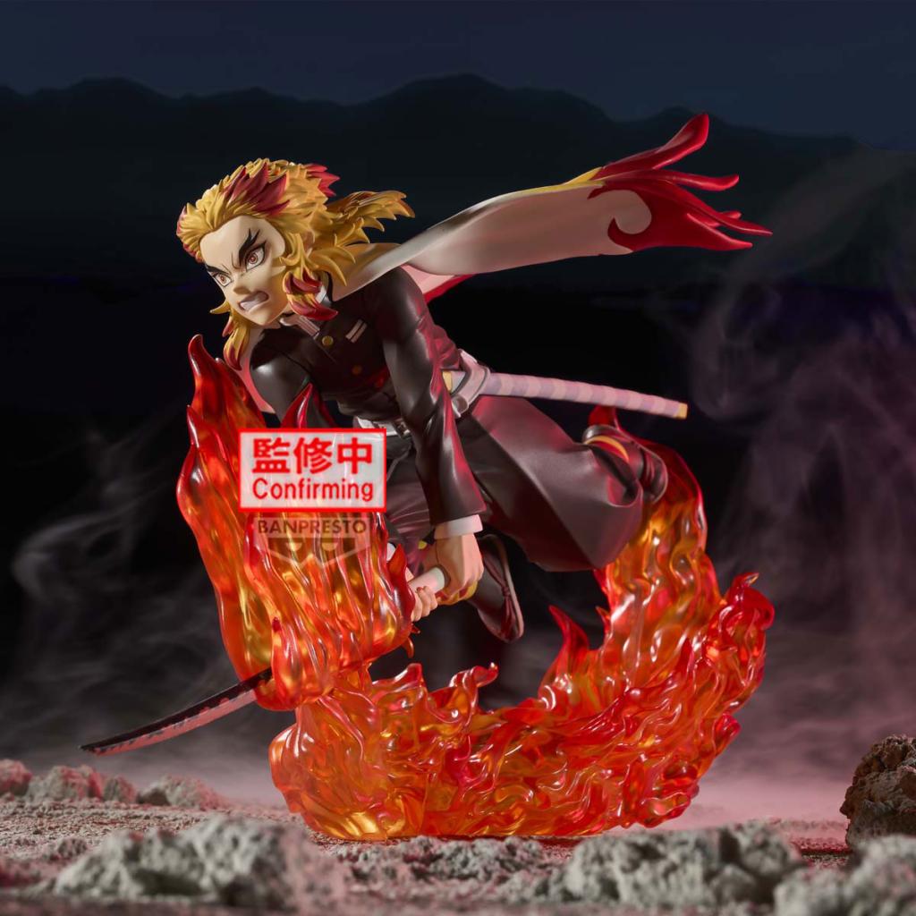 Φιγούρα Αγαλματίδιο Vibration Stars Plus: Demon Slayer - Kyojuro Rengoku (14cm)
